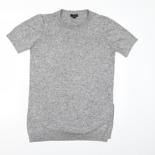 Topshop Womens Grey  Knit Pullover Jumper Size 10