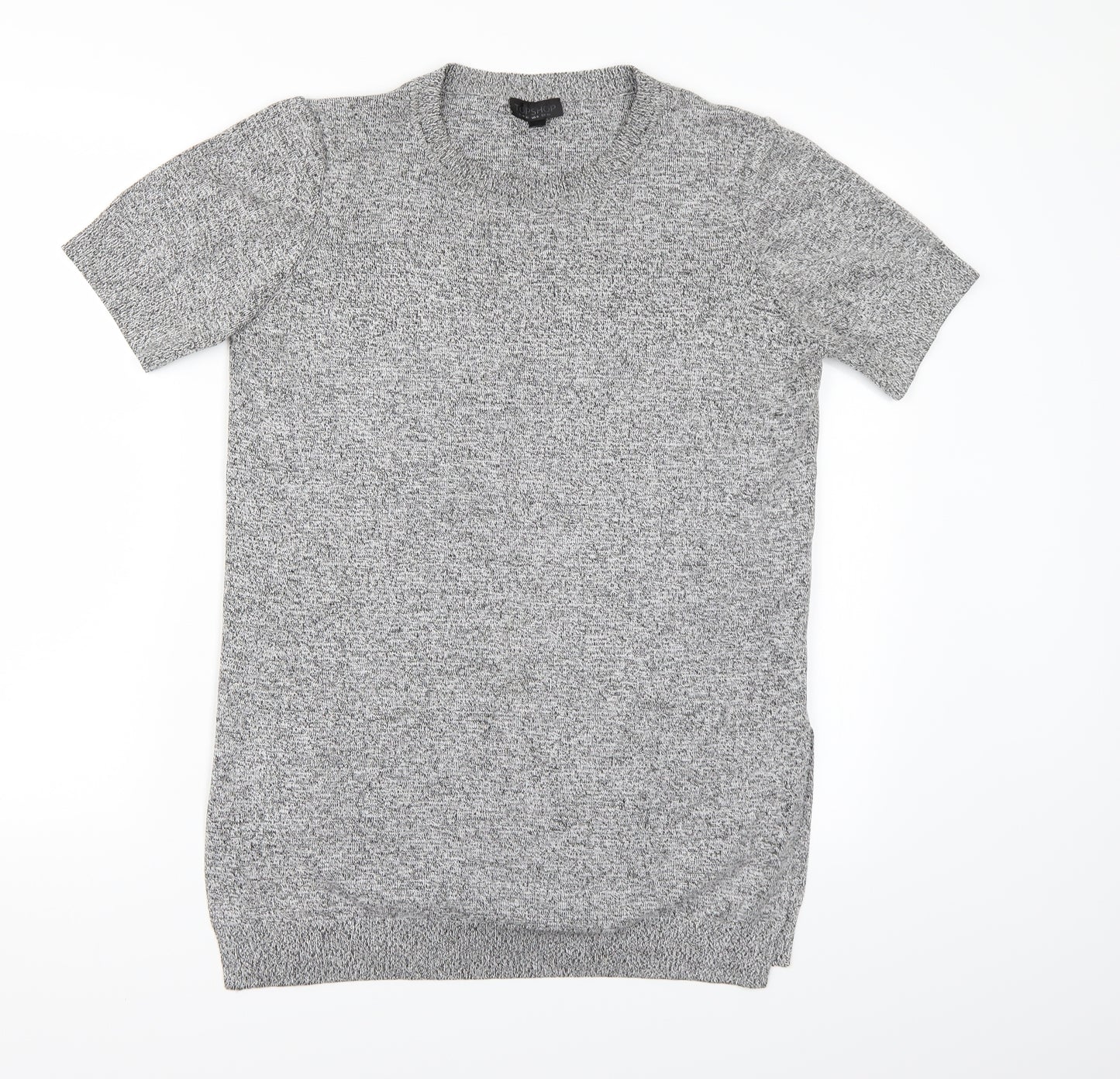 Topshop Womens Grey  Knit Pullover Jumper Size 10