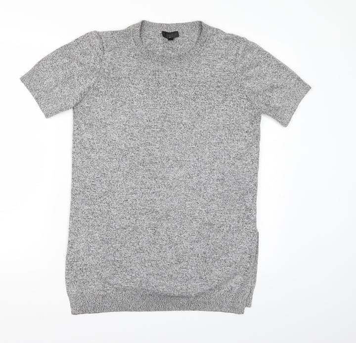 Topshop Womens Grey  Knit Pullover Jumper Size 10