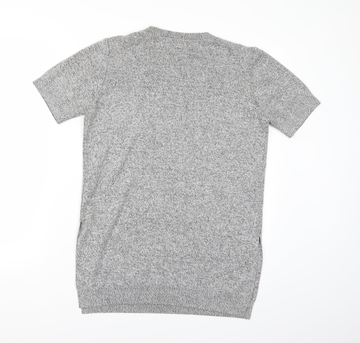 Topshop Womens Grey  Knit Pullover Jumper Size 10