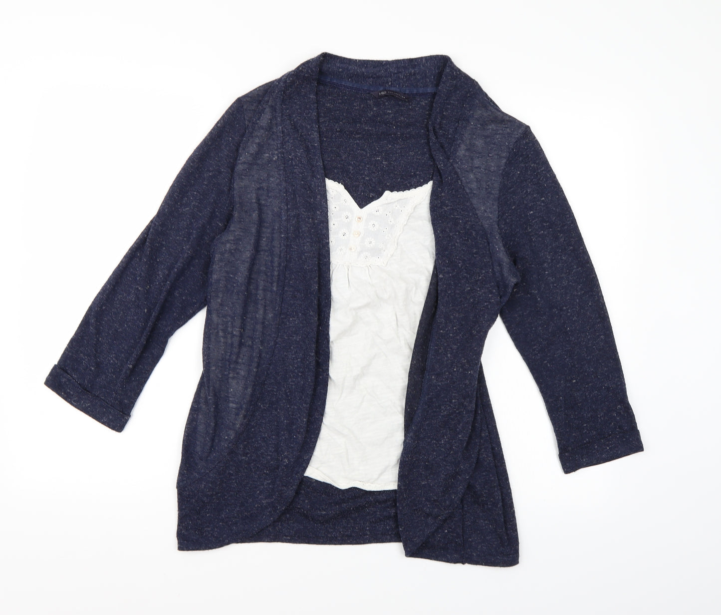Marks and Spencer Womens Blue   Cardigan Jumper Size 14