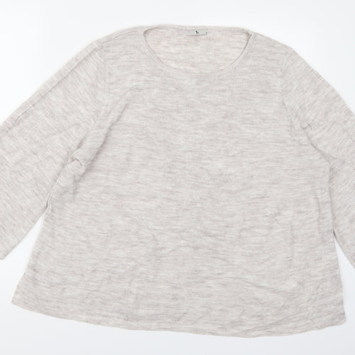 TU Womens Ivory  Knit Pullover Jumper Size 20