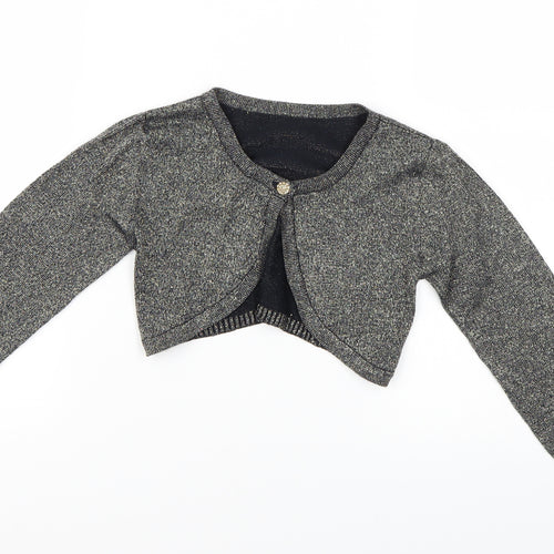 Nutmeg Girls Blue  Knit Shrug Jumper Size 5-6 Years