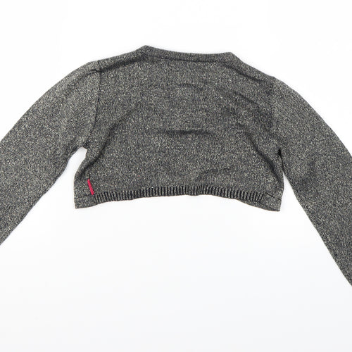Nutmeg Girls Blue  Knit Shrug Jumper Size 5-6 Years