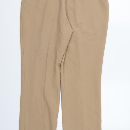 Classic Womens Brown   Trousers  Size 14 L28 in