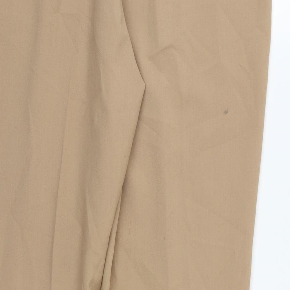 Classic Womens Brown   Trousers  Size 14 L28 in