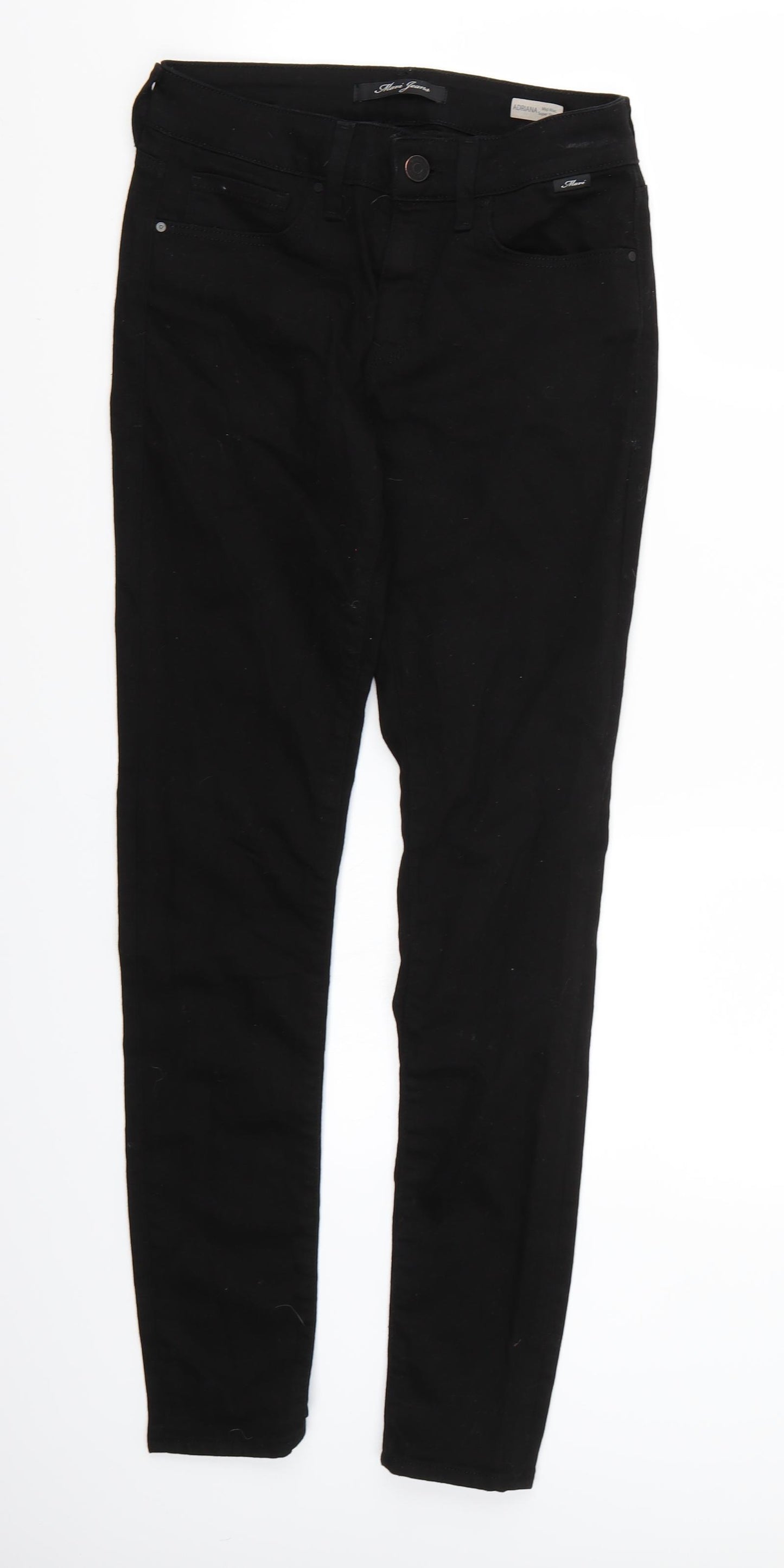 Mavi Jeans Womens Black  Denim Skinny Jeans  L29 in