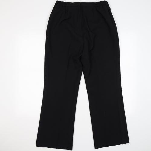 Classics Womens Black   Trousers  Size 14 L28 in - office work
