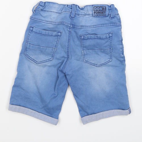 HEMA Boys Blue  Denim Cargo Shorts Size 9-10 Years