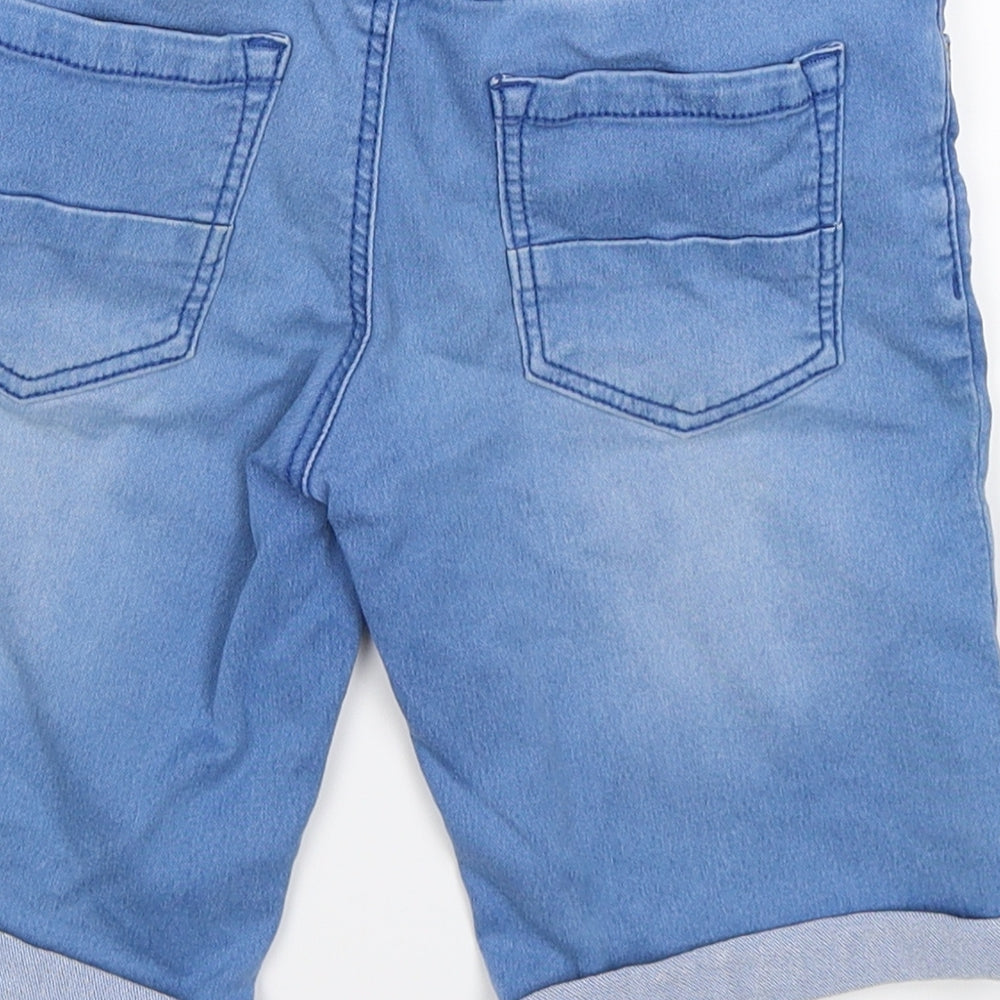 HEMA Boys Blue  Denim Cargo Shorts Size 9-10 Years