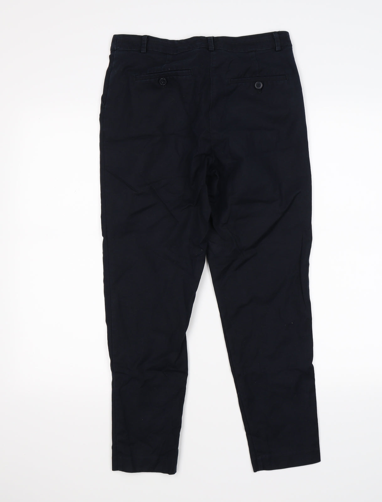 Mint Velvet Womens Blue   Capri Trousers Size 8 L25 in