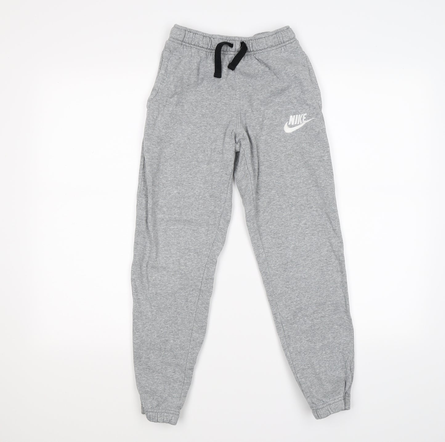 Nike Boys Grey  Jersey Jogger Trousers Size 10-11 Years