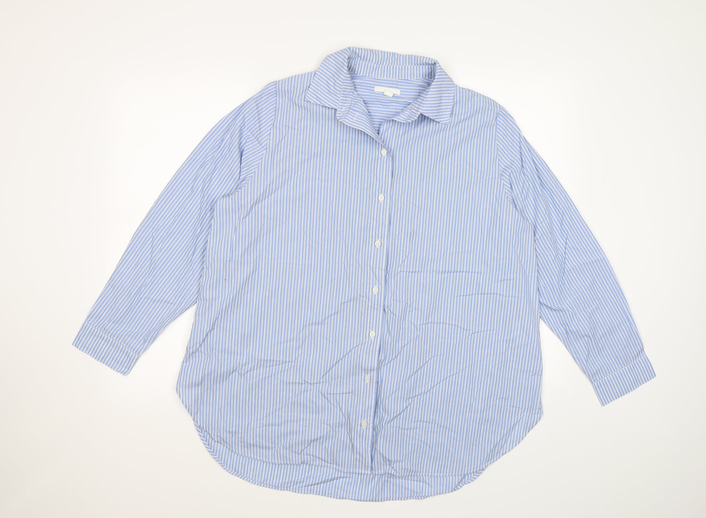 COS Womens Blue Striped  Shirt Dress  Size 8  - oversized
