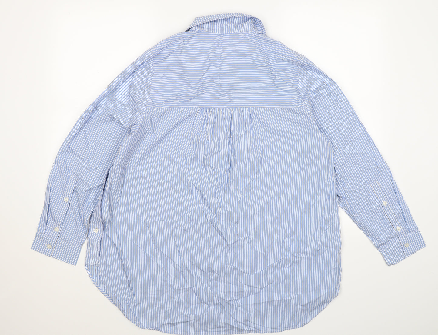 COS Womens Blue Striped  Shirt Dress  Size 8  - oversized