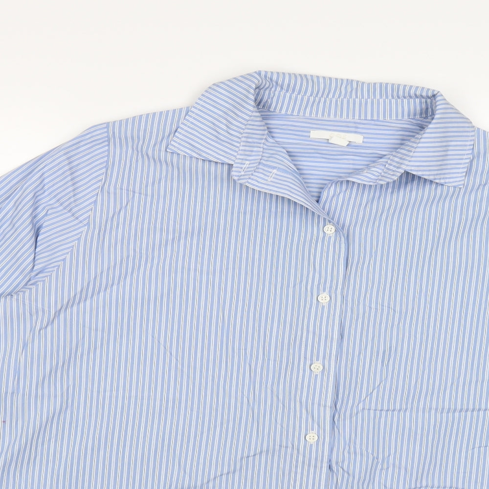 COS Womens Blue Striped  Shirt Dress  Size 8  - oversized