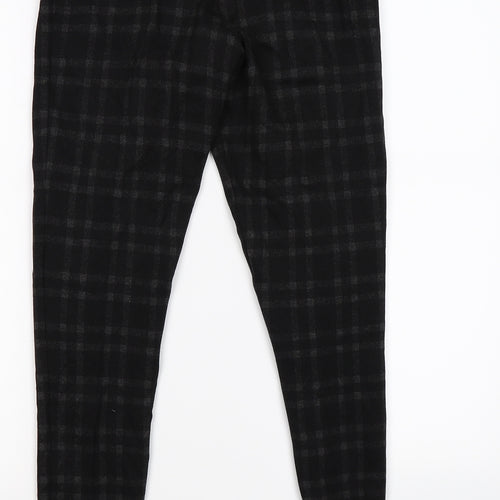 Marks and Spencer Womens Grey Check  Pedal Pusher Leggings Size 10 L25 in