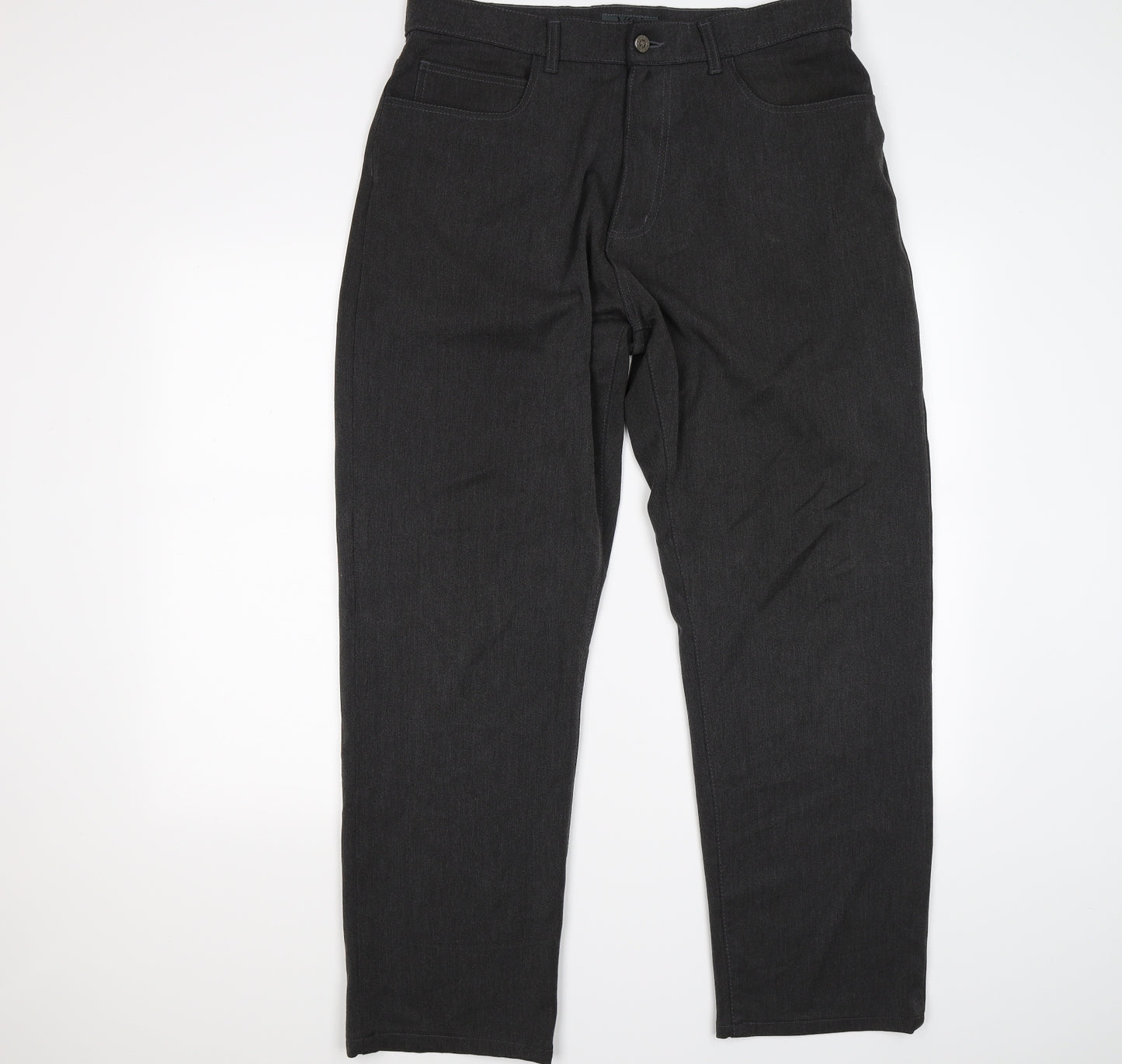 Voi Jeans Mens Grey   Trousers  Size 36 L29 in