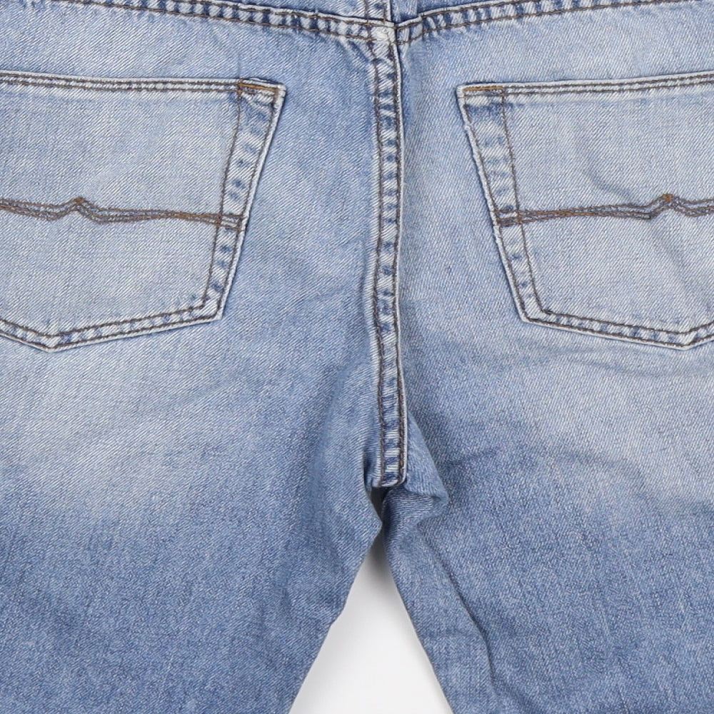 ASOS Mens Blue  Denim Chino Shorts Size 28