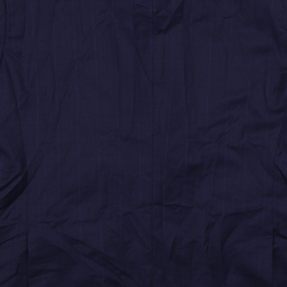 Indochino Mens Blue Check  Jacket Suit Jacket Size 44