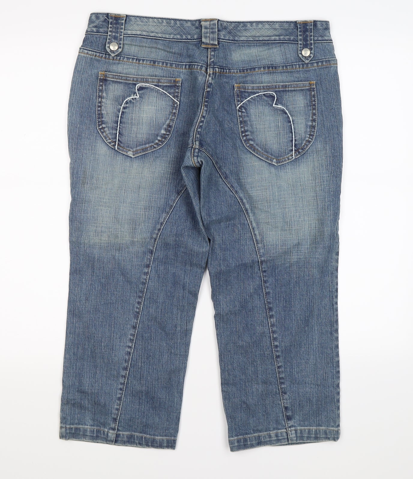 i jeans Womens Blue  Denim Cropped Jeans Size 16 L20 in
