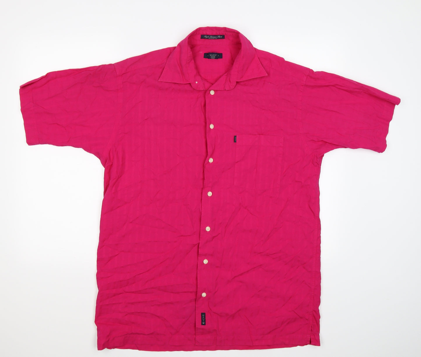 GANT Mens Pink Check   Button-Up Size M  - summer shirt