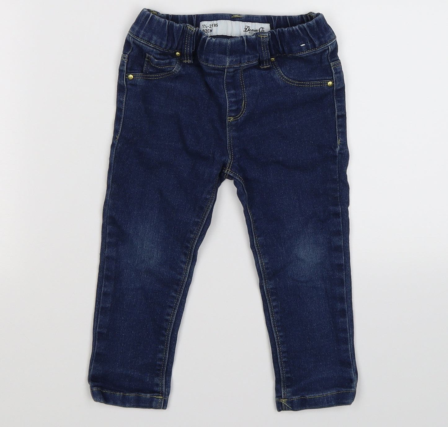 denim co Girls Blue  Denim Capri Jeans Size 18-24 Months