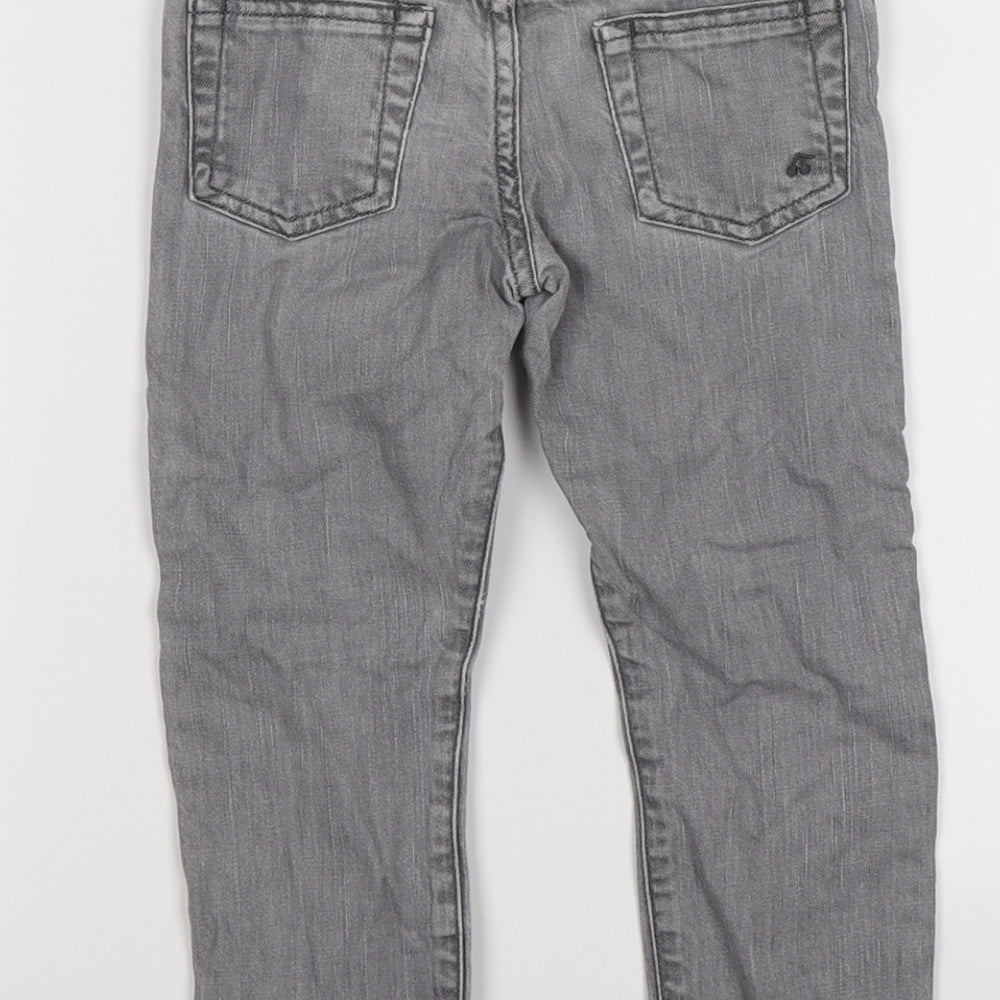 Bonpoint Girls Grey  Denim Skinny Jeans Size 4 Years