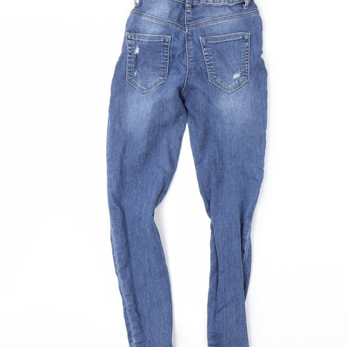 Matalan Girls Blue  Denim Skinny Jeans Size 9 Years