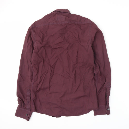 River Island Mens Purple    Button-Up Size S