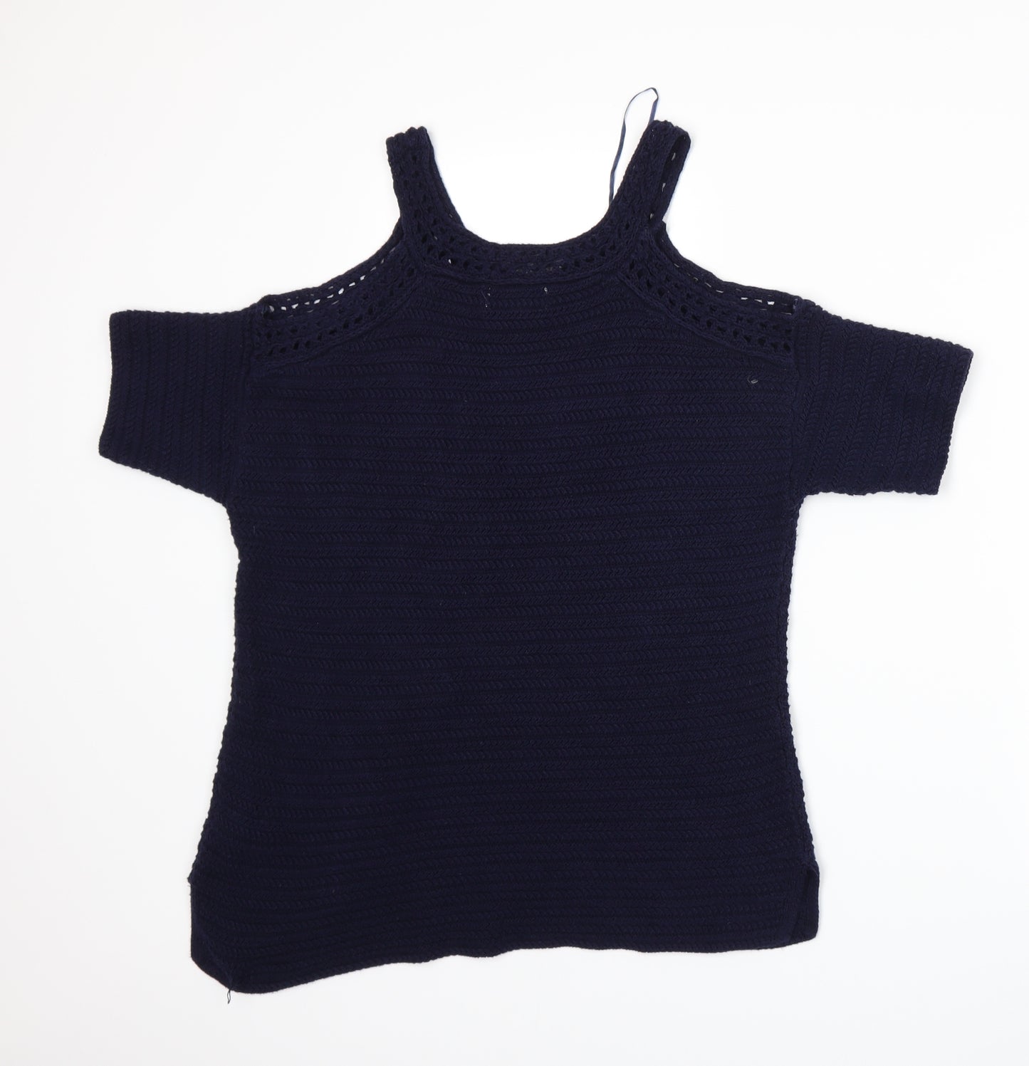 F&F Womens Blue  Knit Pullover Jumper Size 6