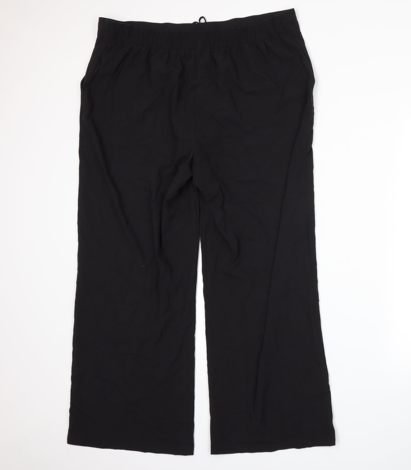 Papaya Womens Black   Trousers  Size 18 L28 in