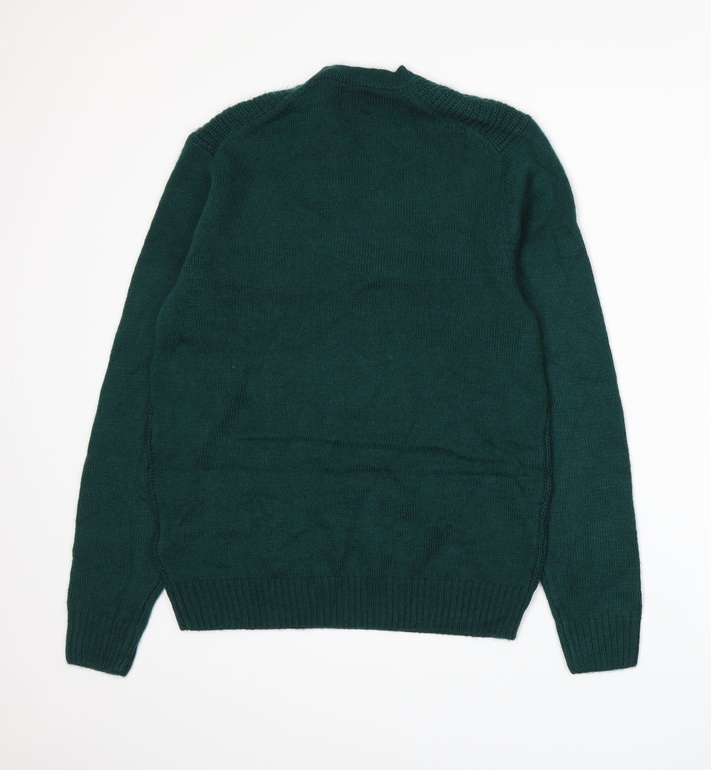 Marks and Spencer Mens Green  Knit Pullover Jumper Size M