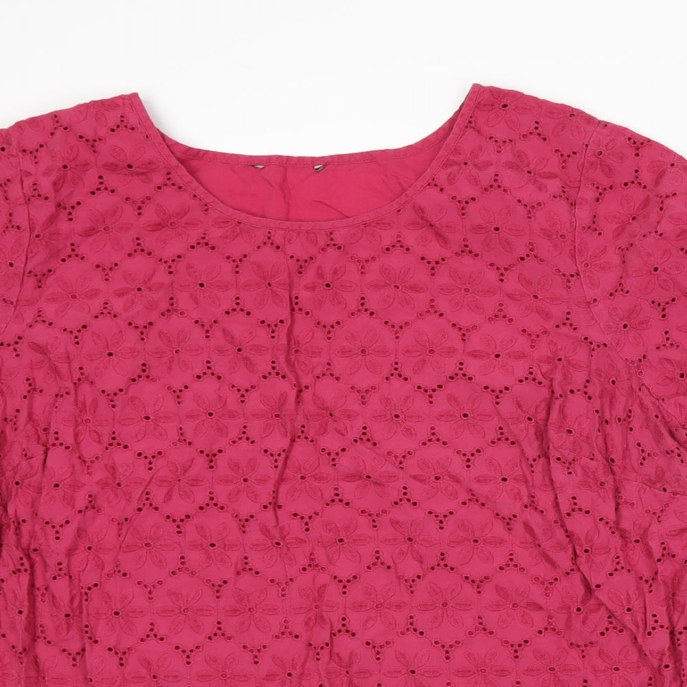 TU Womens Pink   Basic T-Shirt Size 22