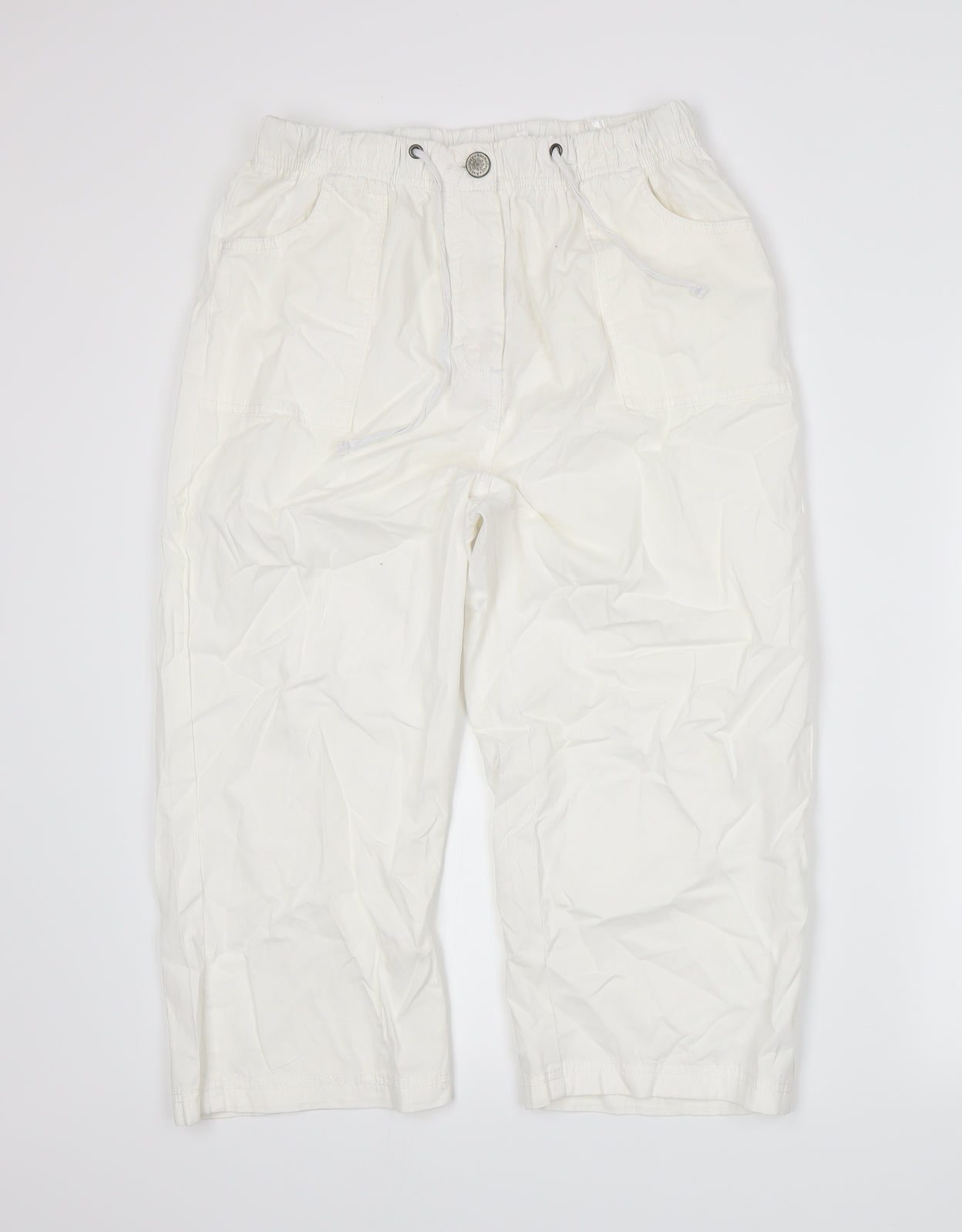 Anthology Womens White   Trousers  Size 14
