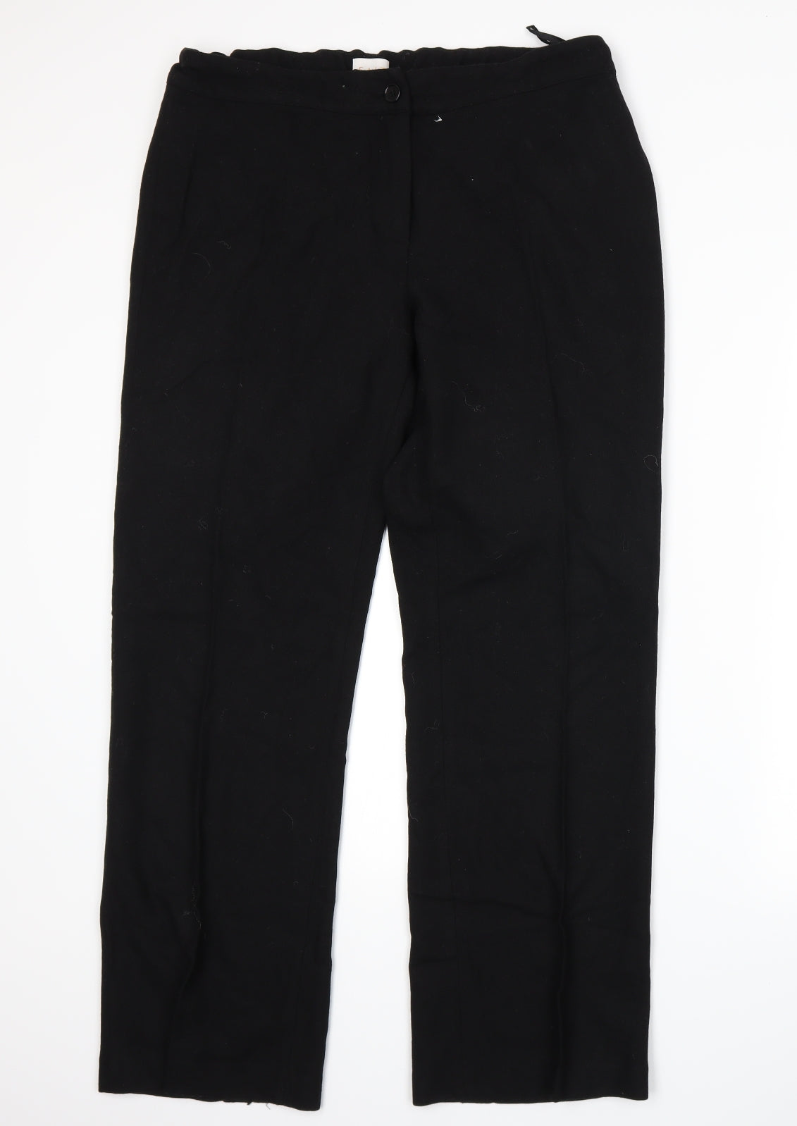 EAST Womens Black   Trousers  Size 14 L27 in