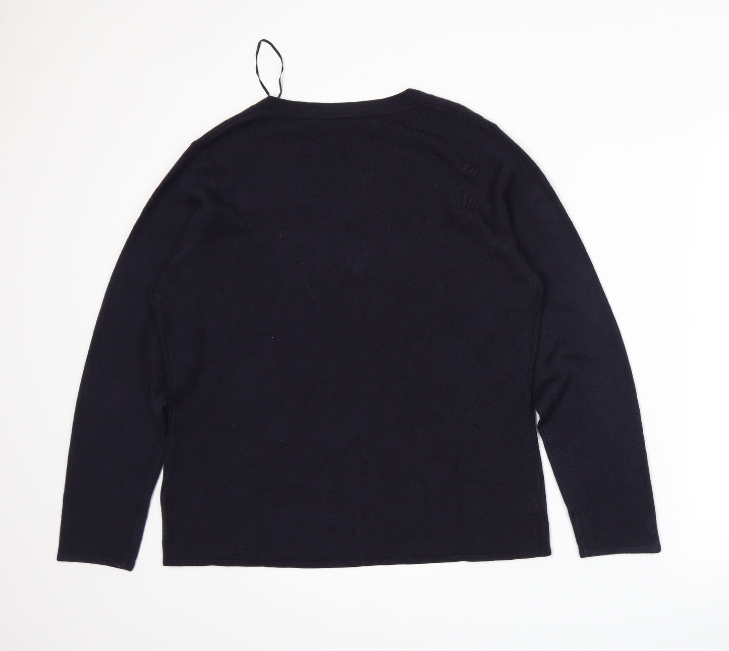 Bonmarché Womens Blue  Knit Pullover Jumper Size XL