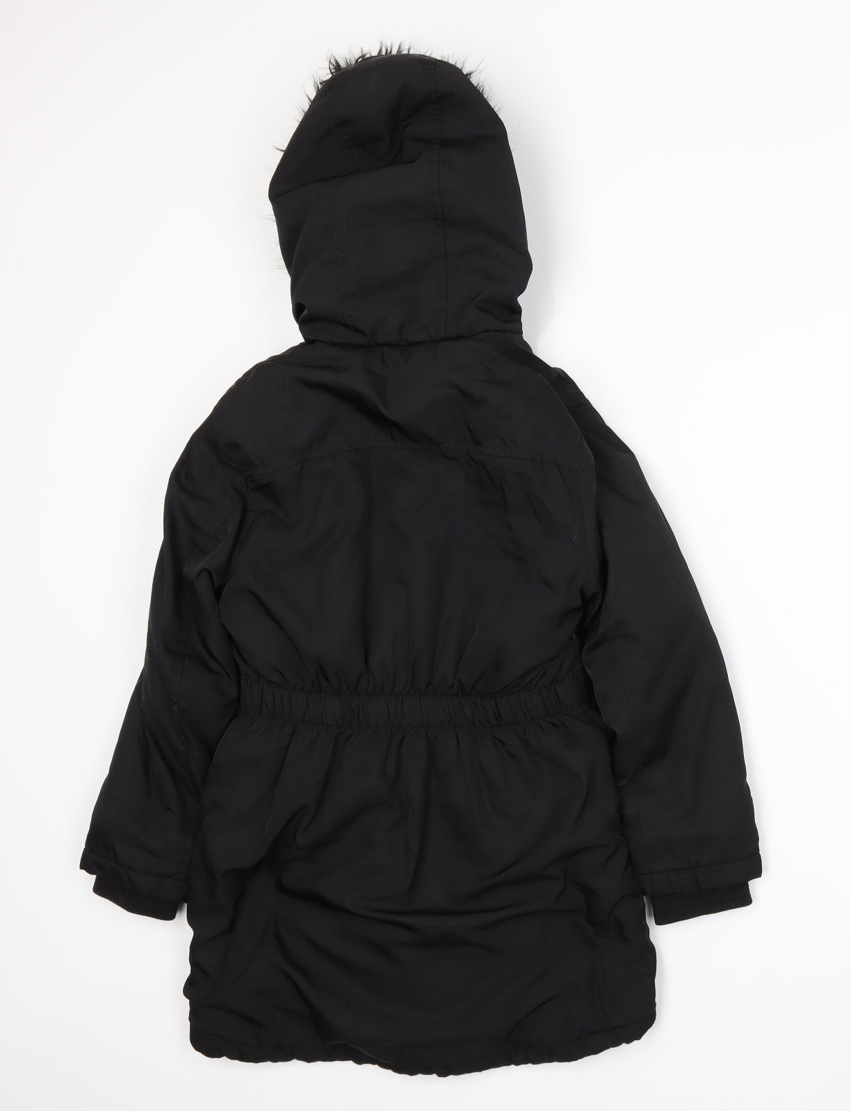 Blue Zoo Girls Black   Basic Coat Coat Size 9-10 Years