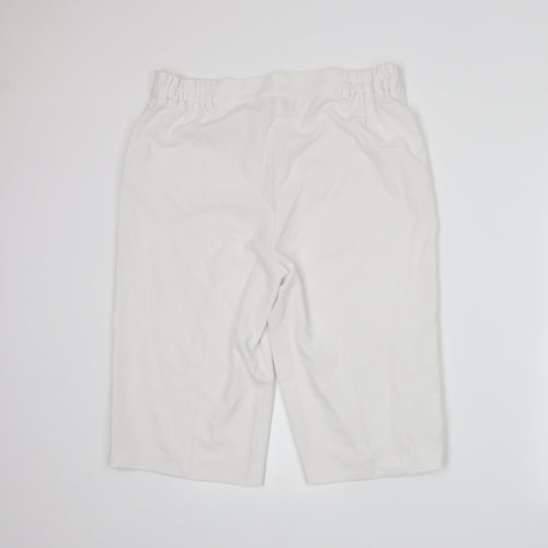 Simply Be Womens White   Bermuda Shorts Size 14