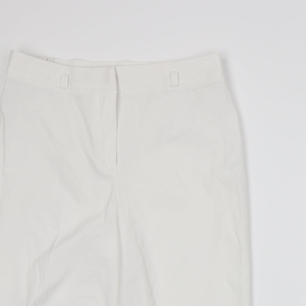 Simply Be Womens White   Bermuda Shorts Size 14