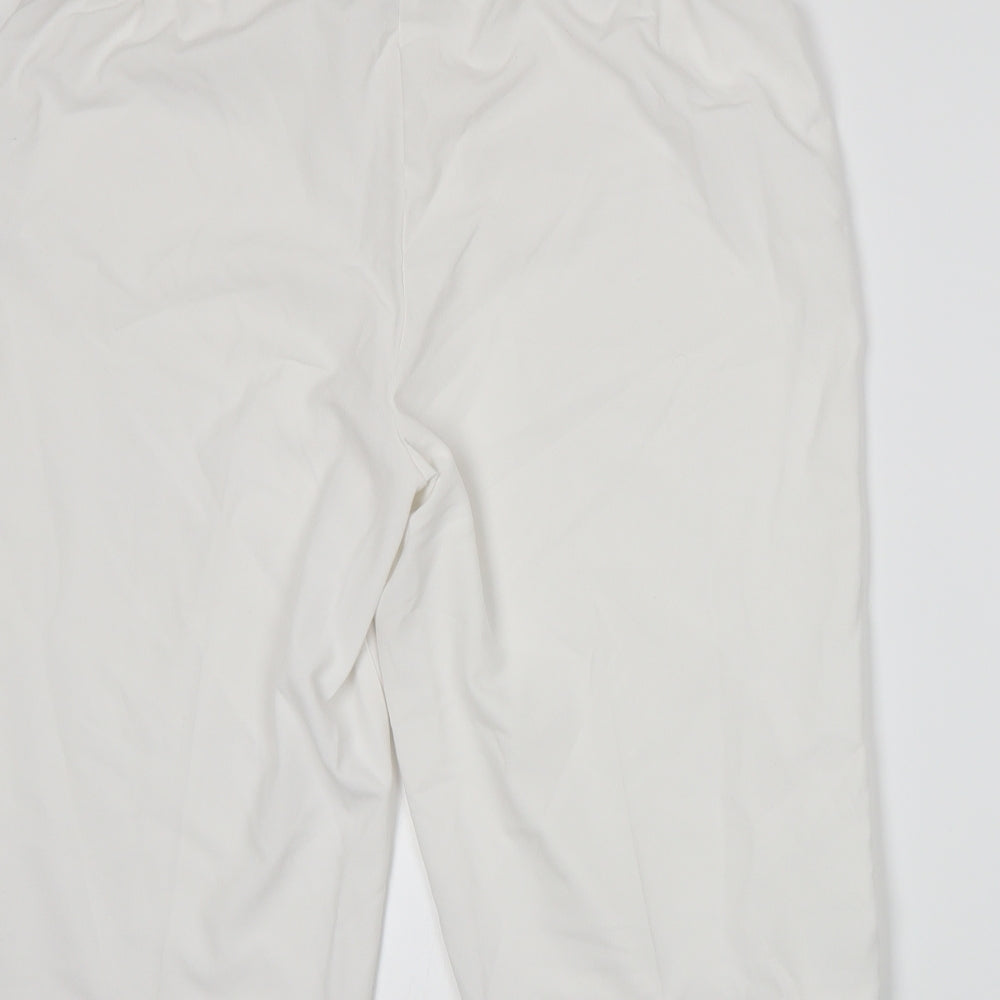Simply Be Womens White   Bermuda Shorts Size 14