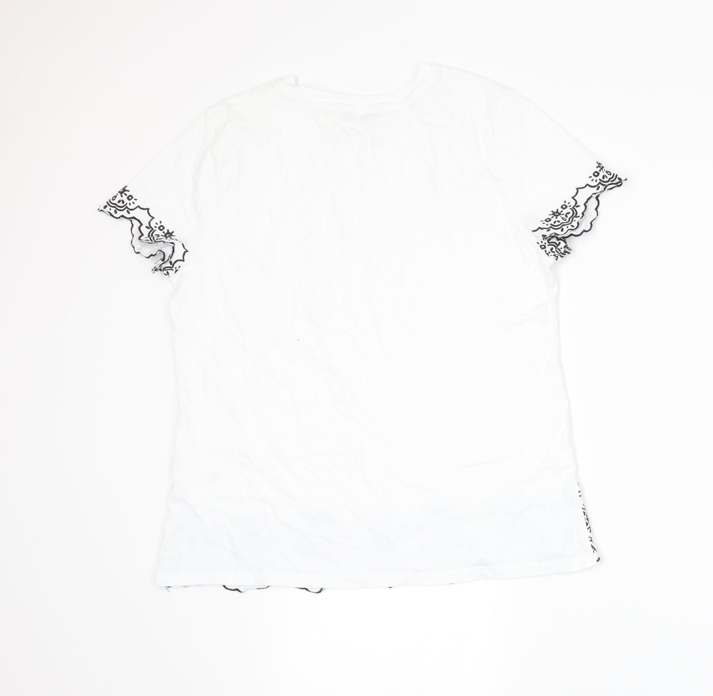 George Womens White   Basic T-Shirt Size 10