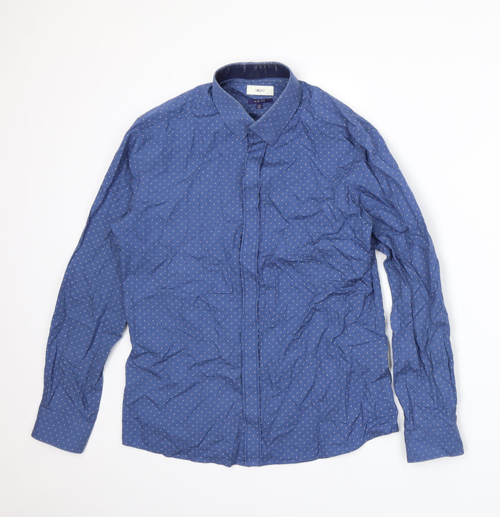 G2000 Mens Blue    Dress Shirt Size 15.5