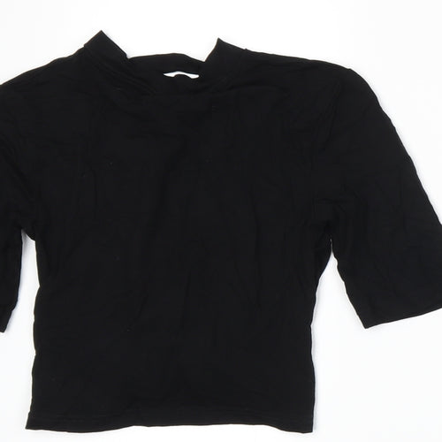 Topshop Womens Black   Basic T-Shirt Size 8