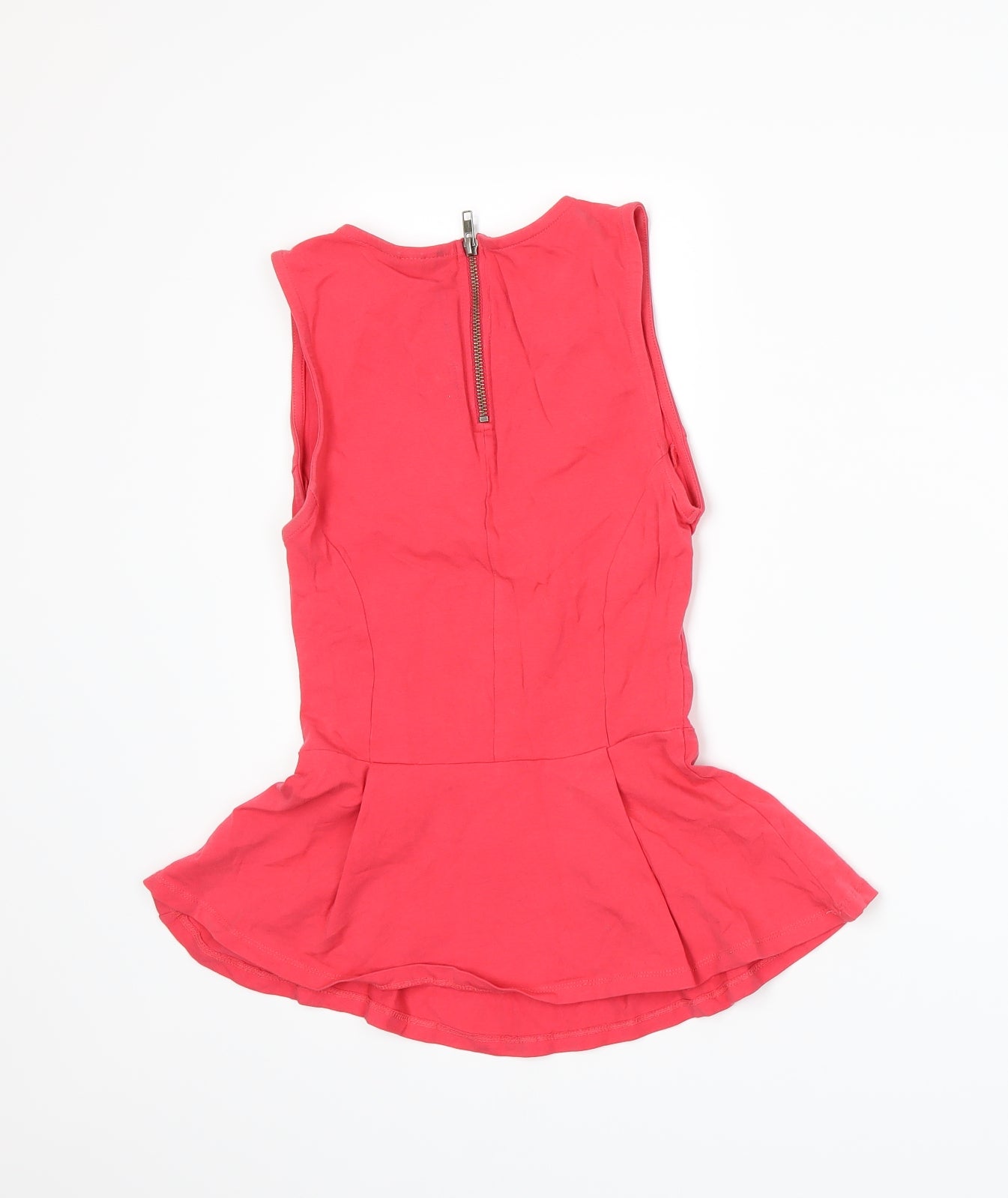 Topshop Womens Pink   Basic Tank Size 8