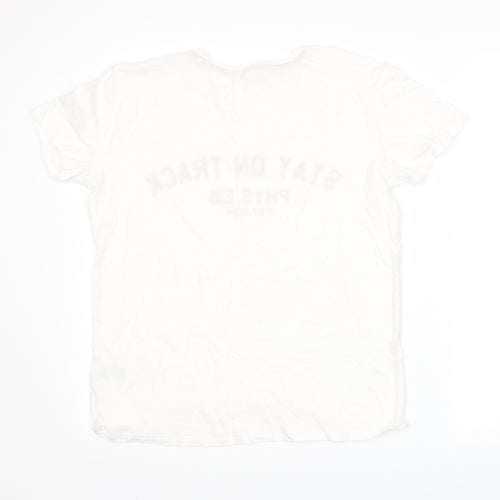 Marks and Spencer Womens White   Basic T-Shirt Size 12