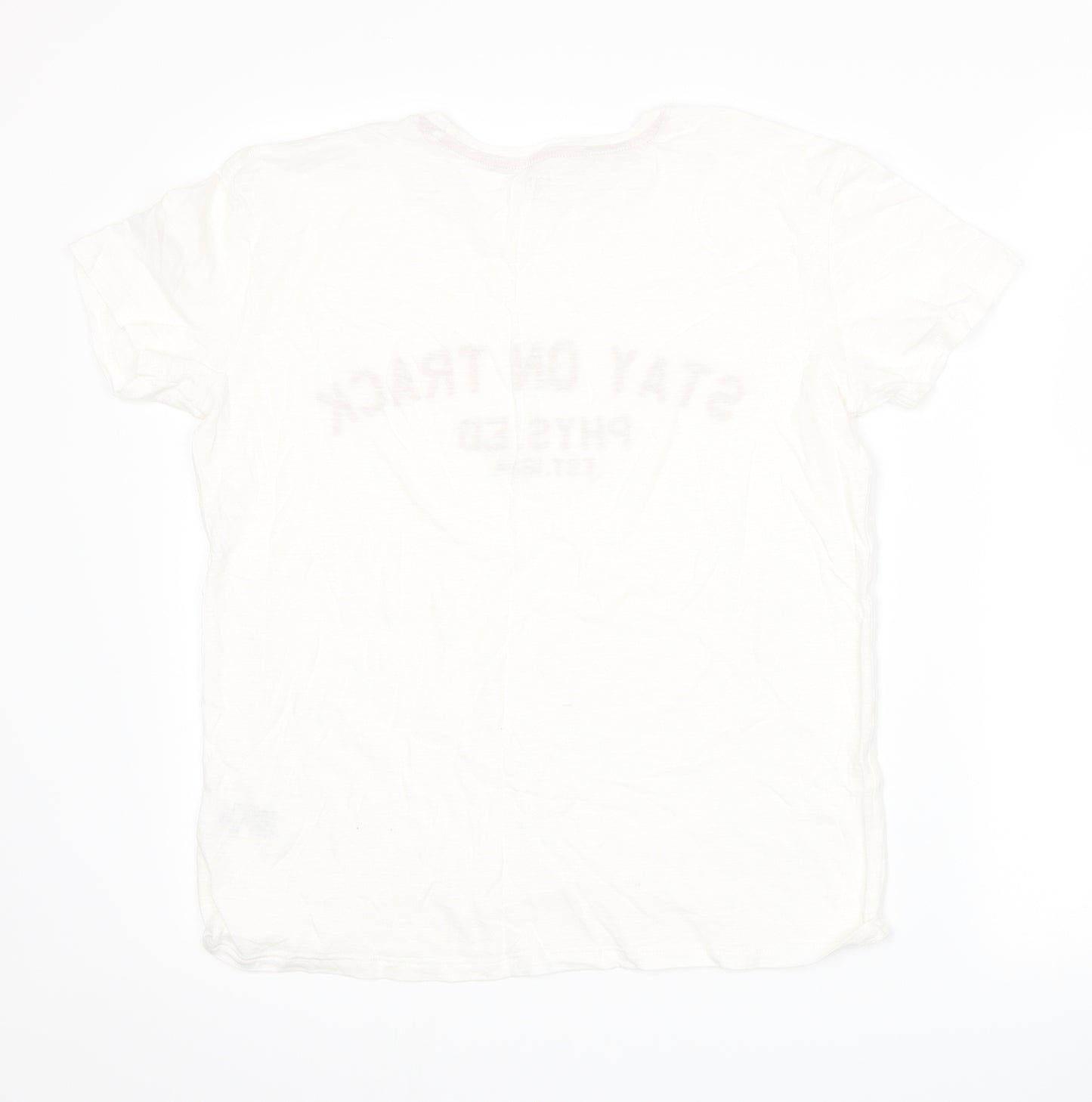 Marks and Spencer Womens White   Basic T-Shirt Size 12