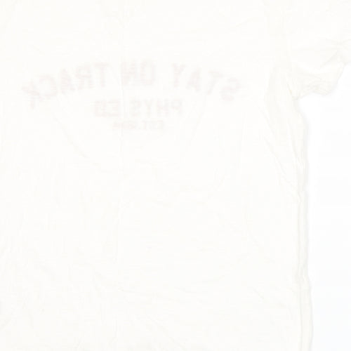 Marks and Spencer Womens White   Basic T-Shirt Size 12