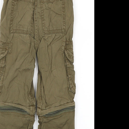 John Lewis Boys Green   Cargo Trousers Size 3 Years