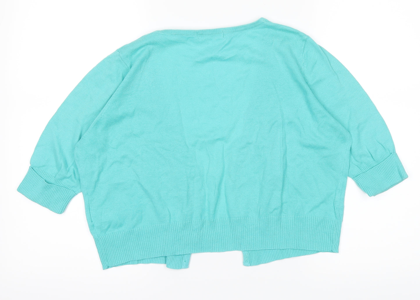 Marks and Spencer Womens Blue   Cardigan Jumper Size 16