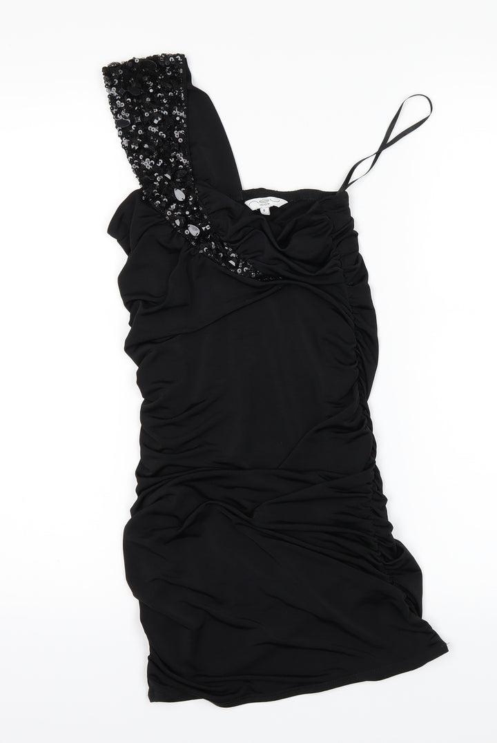 New Look Womens Black Pencil Dress Size 8